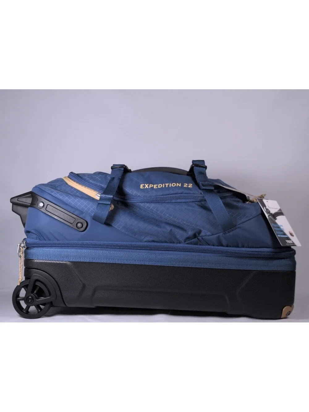 Eddie Bauer Expedition 22 Duffel 2.0 Rolling Travel Bag True Blue New With Tags